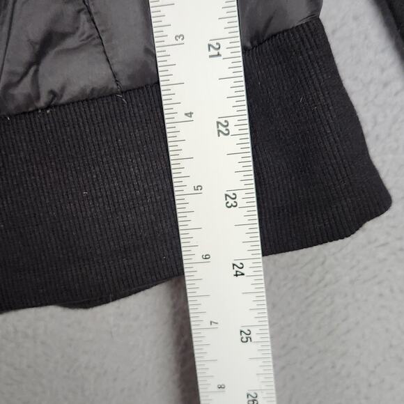 Michael Michael Kors Jacket Womens Medium Black Hooded Down Zip Puffer Coat - Picture 4 of 16